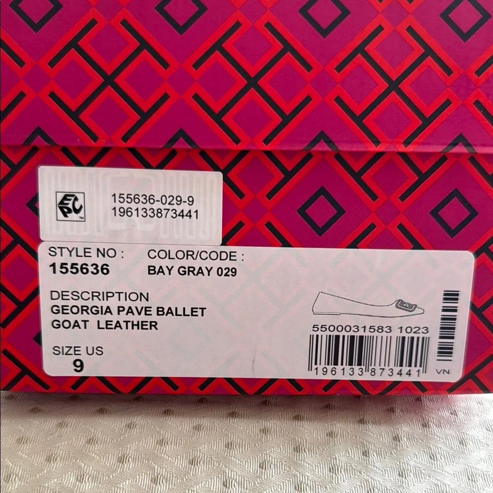 Tory Burch GEORGIA PAVÉ BALLET Flats - Picture 2 of 8